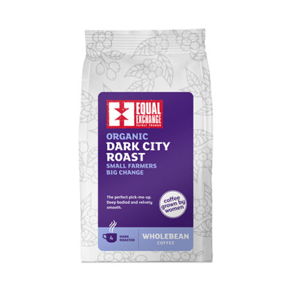Equal Exchange Dark City Roast Coffee BEANS Organic 200g