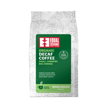 Equal Exchange Decaf Medium Roast Coffee BEANS Organic 200g