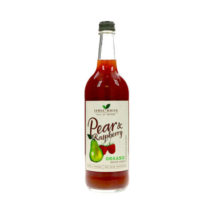 James White Pear & Raspberry Juice Organic 750ml