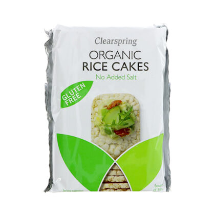 Clearspring Rice Cakes No Added Salt Organic – Gluten Free 130g