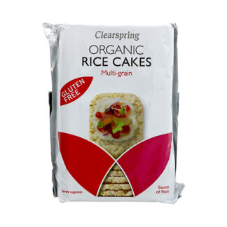 Clearspring Rice Cakes Multigrain Organic - Gluten Free 130g