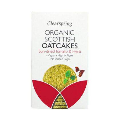 Clearspring Sun-Dried Tomato & Herb Oatcakes Organic 200g