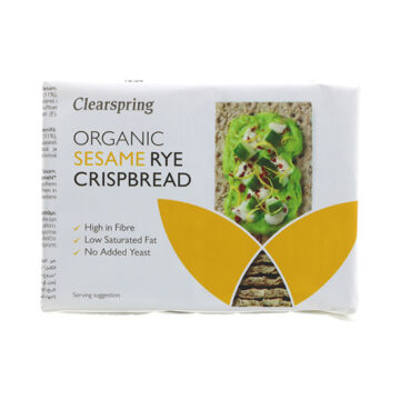 Clearspring Sesame Rye Crispbread Organic