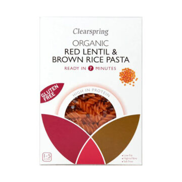 Clearspring Red Lentil & Brown Rice Pasta Organic