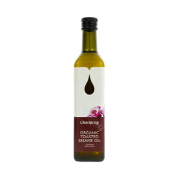 Clearspring Unrefined Toasted Sesame Oil Organic 500ml