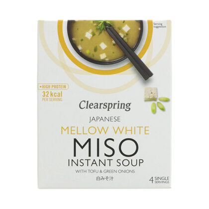 Clearspring Mitoku Mellow White Miso Instant Soup With Tofu