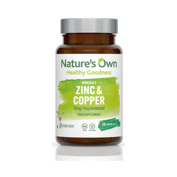 Nature’s Own Zinc & Copper Vegan Capsules