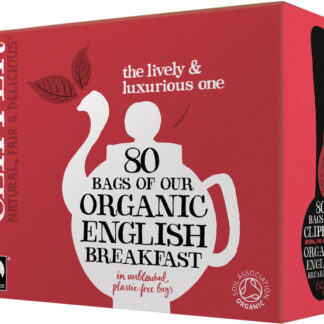 Clipper English Breakfast Tea Bags Organic Fairtrade 80's