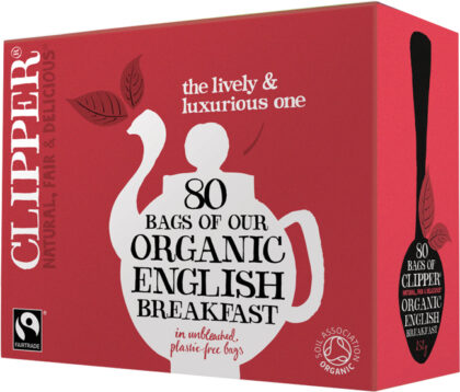 Clipper English Breakfast Tea Bags Organic Fairtrade 80’s