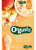 Organix Banana Peach & Apple Muesli Organic