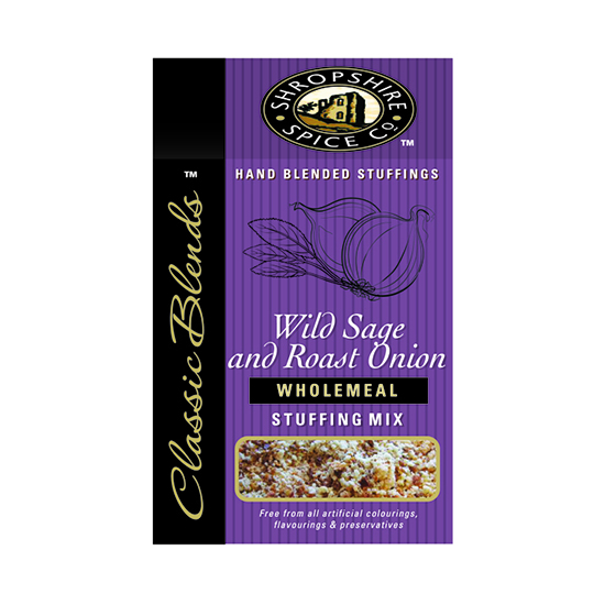Shropshire Spice Co. Wild Sage & Roast Onion Wholemeal Stuffing Mix 150g
