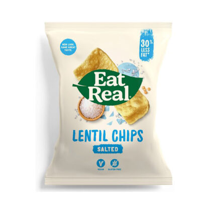 Eat Real Sea Salt Lentil Chips 40g