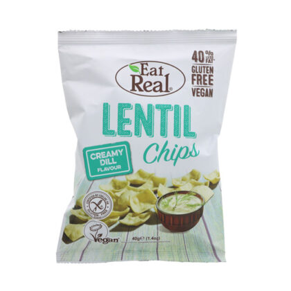 Eat Real Creamy Dill Lentil Chips 40g