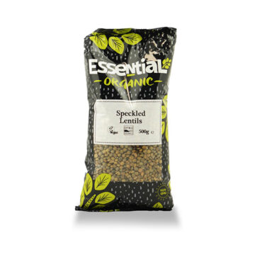 Essential Dark Speckled Lentils Dried Organic