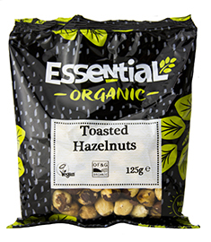 Essential Toasted Hazelnuts Organic 125g