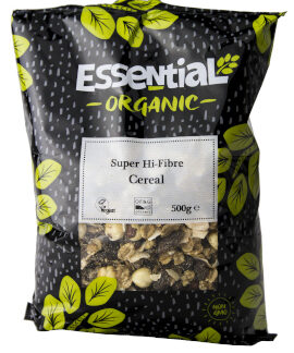 Essential Super Hi-Fibre Cereal Organic 500g