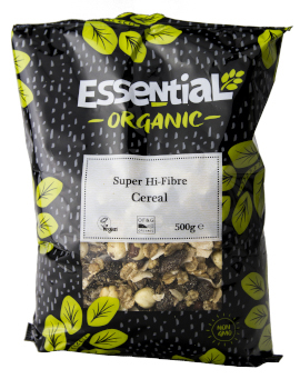 Essential Super Hi-Fibre Cereal Organic 500g