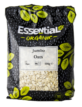 Essential Jumbo Oats Organic 500g