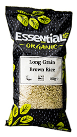 Essential Long Grain Brown Rice Organic 500g