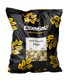 Essential TVP Chunks Plain 500g