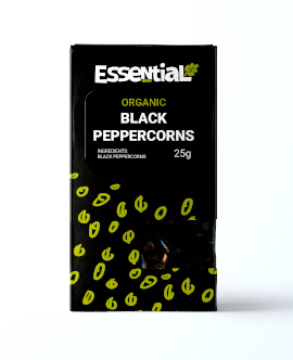 Essential Black Peppercorns Organic