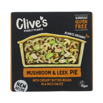 Clive’s Mushroom & Leek Pie Gluten Free Organic