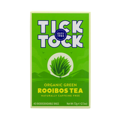 Tick Tock Rooibos Green Tea Organic 40 bags