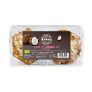 Biona Raisin Coconut Cookies Organic