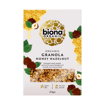 Biona Honey Hazelnut Crunchy Granola Organic