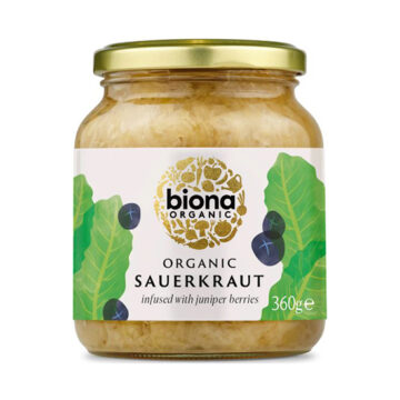 Biona Sauerkraut Infused With Juniper Berries Organic 360g
