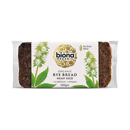 Biona Rye Bread with Hemp Seed Organic