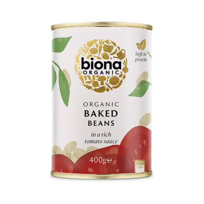 Biona Baked Beans Tomato Sauce Organic 400g