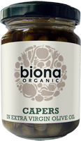Biona Capers in Olive Oil Organic 120g