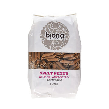 Biona Spelt Wholegrain Penne Organic