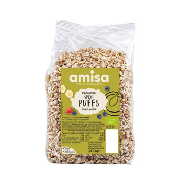 Amisa Spelt Puffs Wholegrain Organic