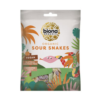 Biona Sweet Treats Sour Snakes Organic