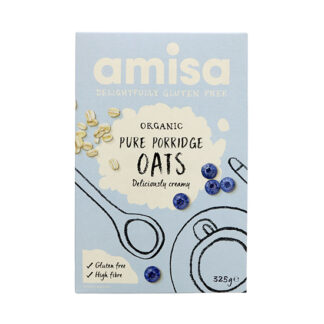 Amisa Porridge Oats Gluten Free Organic 325g