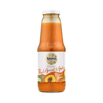 Biona Peach Apricot & Apple Pressed Juice Organic