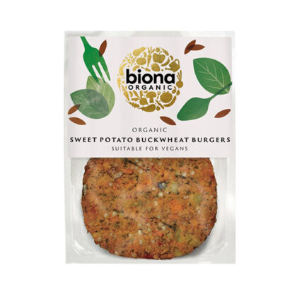 Biona Sweet Potato Buckwheat Burgers Organic