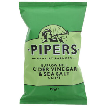 Pipers Burrow Hill Cider Vinegar & Sea Salt Crisps