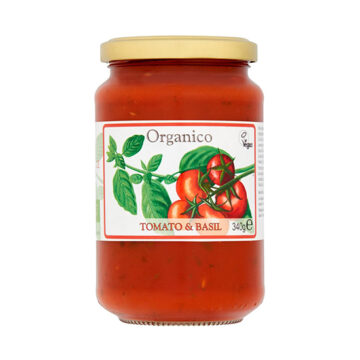 Organico Tomato & Basil Pasta Sauce 340g