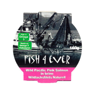 Fish 4 Ever Wild Pacific Pink Salmon (No Skin, No bones) 160g