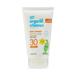 Green People Organic Children Sun Cream Scent Free SPF30 150ml