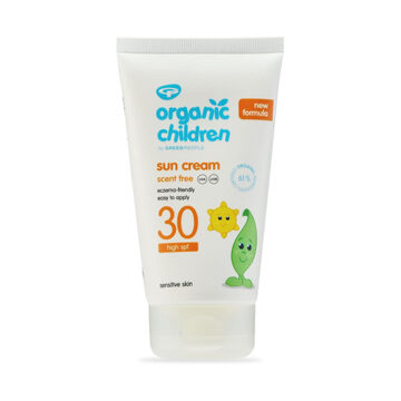 Green People Organic Children Sun Cream Scent Free SPF30 150ml