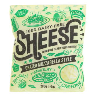 Bute Island Sheese Mozzarella Style Grated 200g