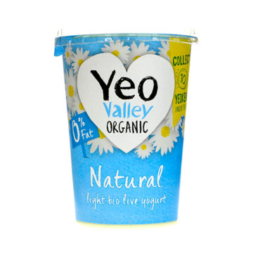 Yeo Valley 0% Fat Free Natural Bio Live Yogurt Organic 500g