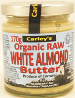 Carley’s Raw White Almond Butter Organic