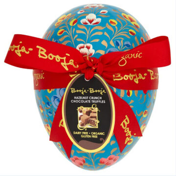 Booja Booja Hazelnut Crunch Truffles In Hand Painted Egg Shaped Box 138g