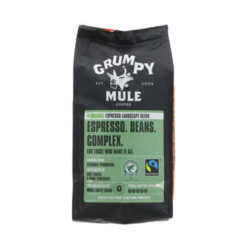 Grumpy Mule Cafe Mule Espresso Coffee BEANS Organic