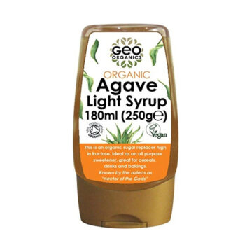 Geo Organics Agave Light Syrup Organic 180ml